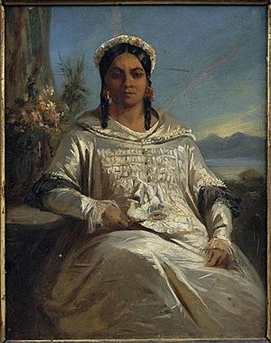 Archivo:Portrait de la reine Pomaré, Charles Giraud, 1852, Musée du quai Branly