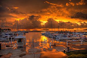 Archivo:Sutera harbour sunset