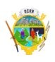 The emblem of Ocra, Chinchaypujiol, Peru featuring a digging tool, a sling, two Inca people, and the Andean Chakana.png