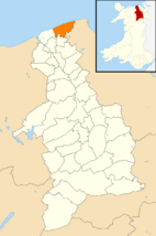 Wales Denbighshire Community Prestatyn map.svg