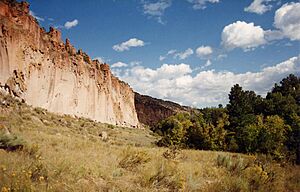 Archivo:Bandelier-Cliff face and valley