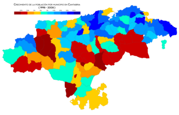 Cantabria Crecimiento-1998-2008