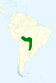 Celeus lugubris map