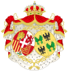 Coat of Arms of Maria Vittoria dal Pozzo della Cisterna as Queen Consort of Spain.svg