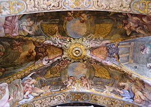 Archivo:Església de sant Nicolau de València, volta amb frescos