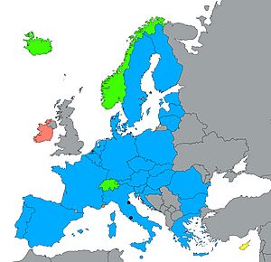 Archivo:Exclusions from the Schengen Area
