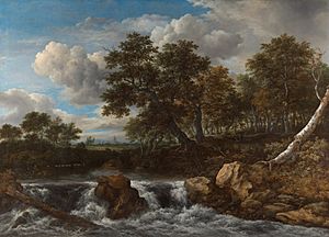 Archivo:Jacob Isaacksz. van Ruisdael - Landschap met waterval - Google Art Project