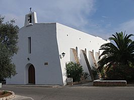 Iglesia de Es Cubells.