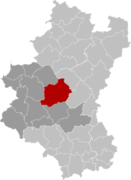 Libramont-Chevigny Luxembourg Belgium Map