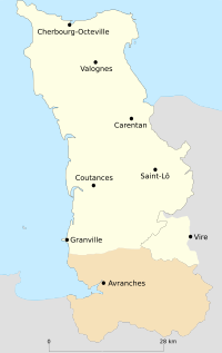 Archivo:Location map of Cotentin