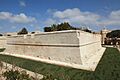 Malta - Mdina - City wall+ditch 01 ies