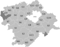 Map of Landkreis Hof