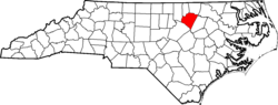 Map of North Carolina highlighting Franklin County.svg