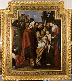 Archivo:Mateo Gilarte Adoración de los Reyes Magos Santo Domingo Mula