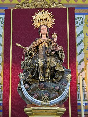 Archivo:Nuestra Señora del Carmen, Capilla de la Santísima Cruz del Rodeo (Sevilla)