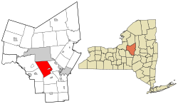 Oneida County New York incorporated and unincorporated areas Westmoreland (town) highlighted.svg