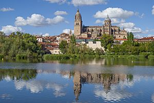 Archivo:Reflejos de la Catedrales de Salamanca