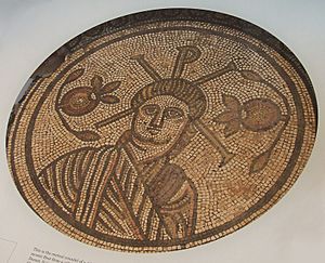 Archivo:Roundel mosaic christ hinton st mary british museum edit