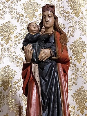 Archivo:Talla gótica de la Virgen del Mar de Almería