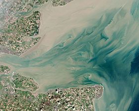 Thames Estuary and Wind Farms from Space NASA.jpg