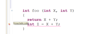 Archivo:Unreachable code in eclipse