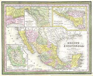 Archivo:1850 Mitchell Map of Mexico ^ Texas - Geographicus - MexicoTexas-m-50
