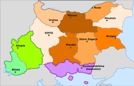 Archivo:Administrative map of Bulgaria during WWII