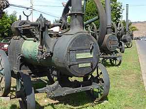 Archivo:Antiguos locomóviles agrícolas. Museo de Máquinas a Vapor. Carahue. Región de La Araucanía. Chile