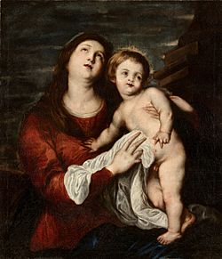 Archivo:Anton van Dyck - La Virgen con el niño (Museo Cerralbo)