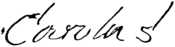 Firma de Carlos XII de Suecia