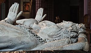 Archivo:Catherine de Medicis Henri II gisants basilique-Saint-Denis
