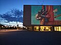 Cortes de Castilla y León, proyección de un óleo de Luis Sáez, 25 de mayo de 2017