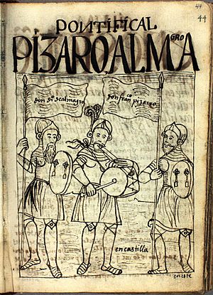 Archivo:Diego de Almagro y Francisco Pizarro en Castilla