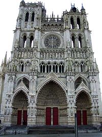 Archivo:Facade de la cathedrale d'Amiens
