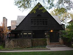 Archivo:Frank Lloyd Wright Home and Studio (west side zoom)