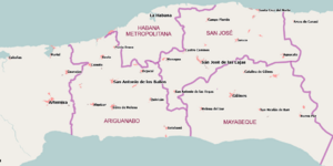Archivo:Havana province regions in 1963