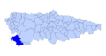 Ibias Asturies map