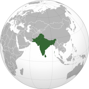 Archivo:Indian Subcontinent (orthographic projection)