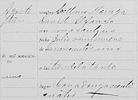 Archivo:Inscripción nacimiento de David Arellano Moraga