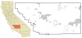 Kern County California Incorporated and Unincorporated areas South Taft Highlighted.svg
