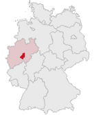 Lage des Märkischen Kreises in Deutschland