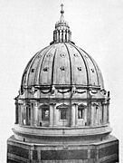 Life of Michael Angelo, 1912 - Original Model (in Wood) of the Dome of St. Peter's