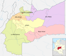 Archivo:Mapa de Meta (subregiones)