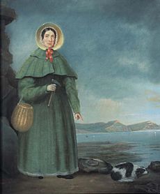 Archivo:Mary Anning by B. J. Donne