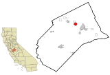 Merced County California Incorporated and Unincorporated areas Atwater Highlighted.svg