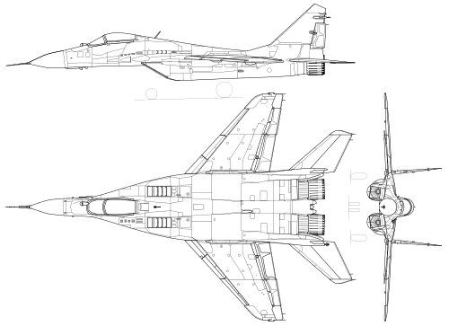 Archivo:Mikoyan MiG-29 3-view