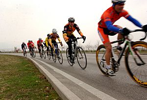 Archivo:Military cyclists in pace line
