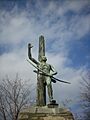 Painted Post Statue
