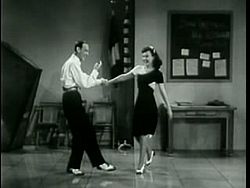 Archivo:Paulette Goddard and Fred Astaire, Second Chorus