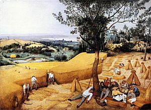 Archivo:Pieter Bruegel the Elder- The Harvesters - Google Art Project